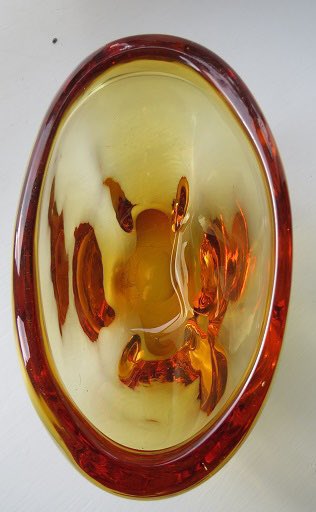 Fine example of a piece of #40s #Whitefriars Glass in what is described as a LOBED VASE CATALOGUE NO. 9250 in Golden #Amber and designed by #JamesHogan sometime before 1946.
#CollectableGlass
#Gifts
See at ashh-collectables.com