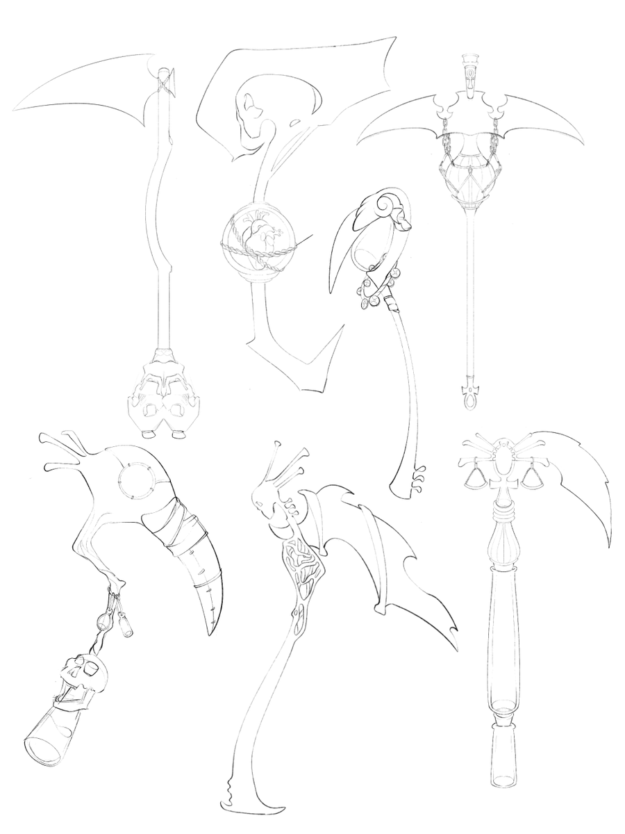CoedoCamil19482's tweet photo. Theme: Scythe that can collect and store souls
#props #propsconcept #digitalart #procreate #originalcharacters #illustration #drawing #conceptart https://t.co/YLby38tXdj
