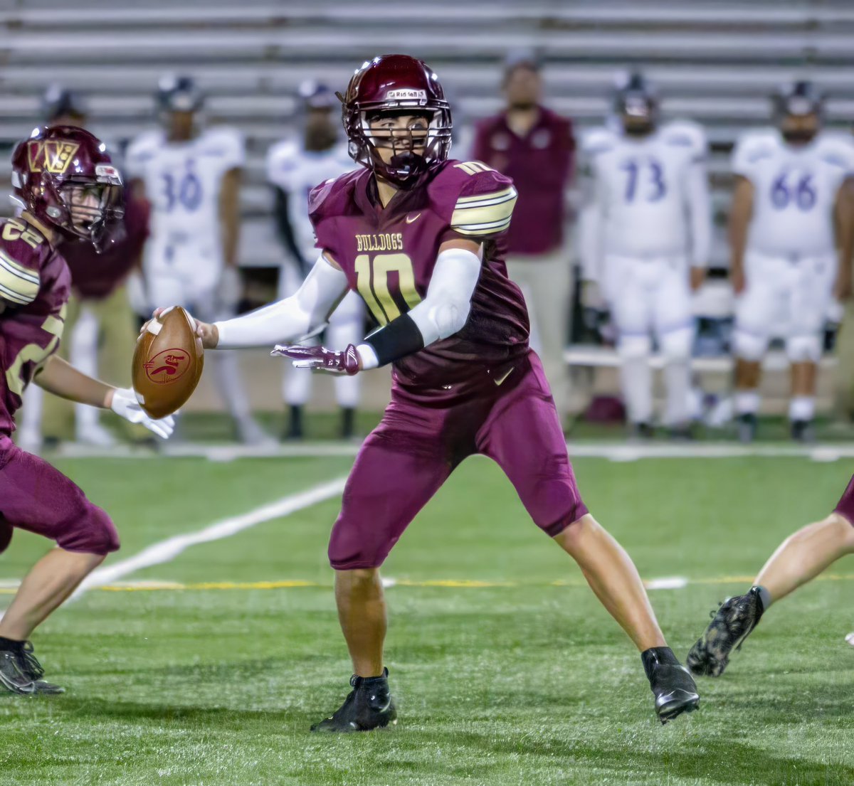 (Late post)

Congratulations Week 7 Player’s of the Week, Joseph Guerrero &amp; Ty DeSpain! Great performances in a 27-0 win over Chinle!

“JGR” - 4 Punt Returns for 126 yds, 1 56yd TD Return! 

Ty  - 24 car. 215 yds, 1 TD!