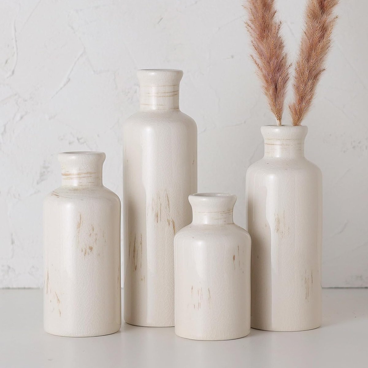 Ceramic Vase Set of 4, Rustic Farmhouse Vase, Minimalist Nordic Boho Ins Style Modern Home Decor for Wedding Dinner Table Party Centerpiece Table Decorations
#ceramics #Vasemmisto #OnlyFriendsSeriesFinalEP #IsraelFightsBack #sangeberat #morroco 

link : amzn.to/3rVS4H5