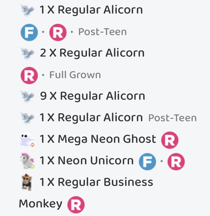 ConnorL62108644's tweet photo. Trading everything in the photo (click to see everything)

Lf: megas or neons 

#adoptme #Adoptmetrades #adoptmetrading #adoptmetrade #adoptmeoffers #adoptmeoffer https://t.co/jxdaXqtBWQ