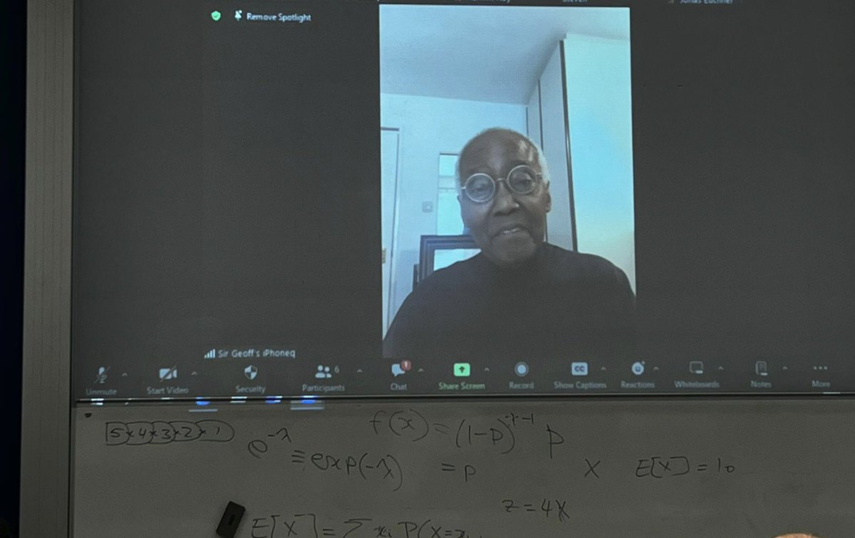 triniresearcher's tweet photo. It was an honor to have @SirGeoffPalmer deliver our keynote talk at the @unibirm_MDS BHM panel event. It was a great discussion and
also important to hear and learn from the experiences of Black researchers and clinicians. Thank you to everyone involved in making this a success! https://t.co/xlJM7aO5Bx