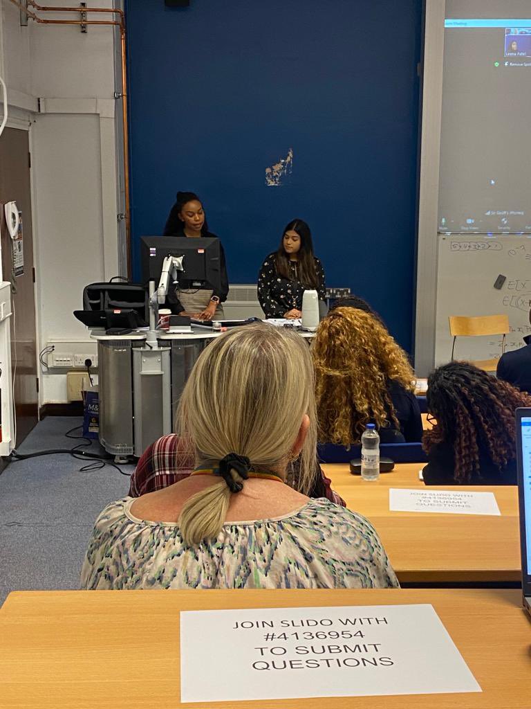 triniresearcher's tweet photo. It was an honor to have @SirGeoffPalmer deliver our keynote talk at the @unibirm_MDS BHM panel event. It was a great discussion and
also important to hear and learn from the experiences of Black researchers and clinicians. Thank you to everyone involved in making this a success! https://t.co/xlJM7aO5Bx