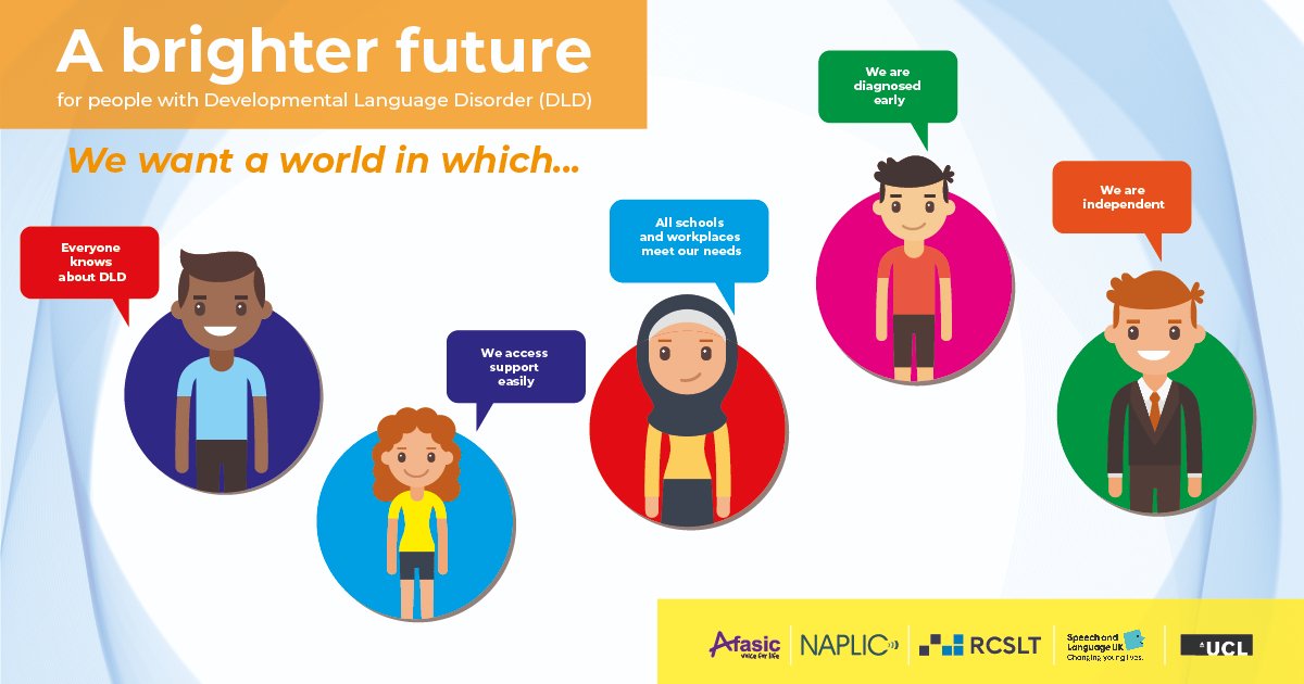 We are proud to be launching the 'DLD vision for the UK' in conjunction with <a href="/Afasic/">Afasic</a> <a href="/SpeechAndLangUK/">Speech and Language UK</a> &amp; <a href="/RCSLT/">RCSLT 💙</a>. 4 organisations working in partnership with people with #DevLangDis and families. It's a long term process, but we have started on the journey. naplic.org.uk