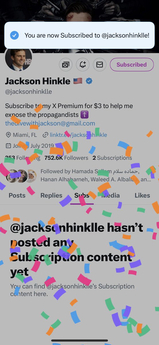 I strongly encourage you to subscribe and follow <a href="/jacksonhinklle/">Jackson Hinkle 🇺🇸</a> #GazzaUnderAttack