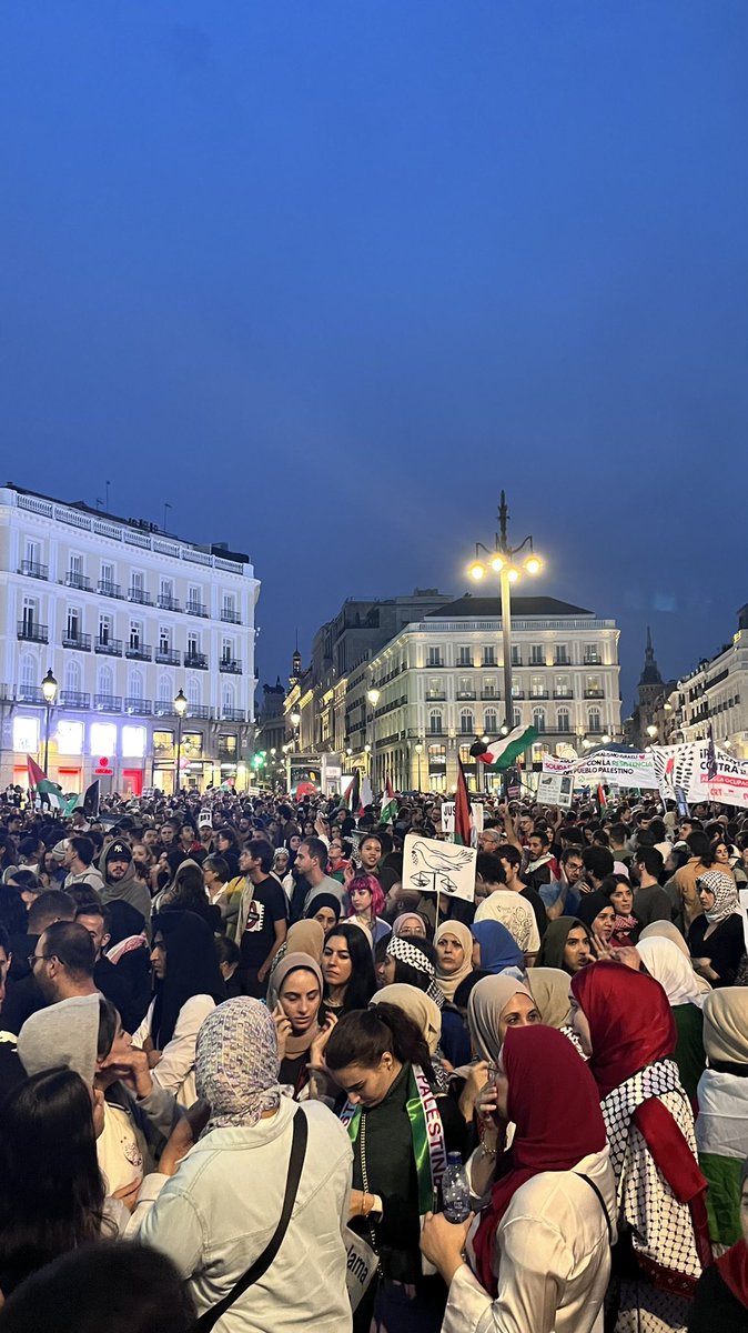 Madrid con Palestina.