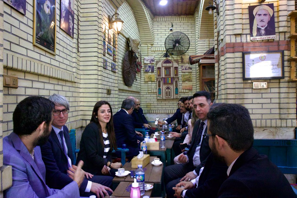 ukinerbil's tweet photo. HMA @SCHitchenFCDO and Dr @mohamadshukri74 had a working breakfast with several British businesses during his visit to Erbil, highlighting the strong bilateral trade bonds between the #UK and #KRI. https://t.co/v1z2GBxwbk
