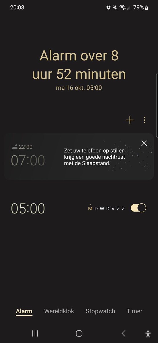 Uit met de pret en de wekker gezet. Na 2 weken vakantie roept het werk weer.