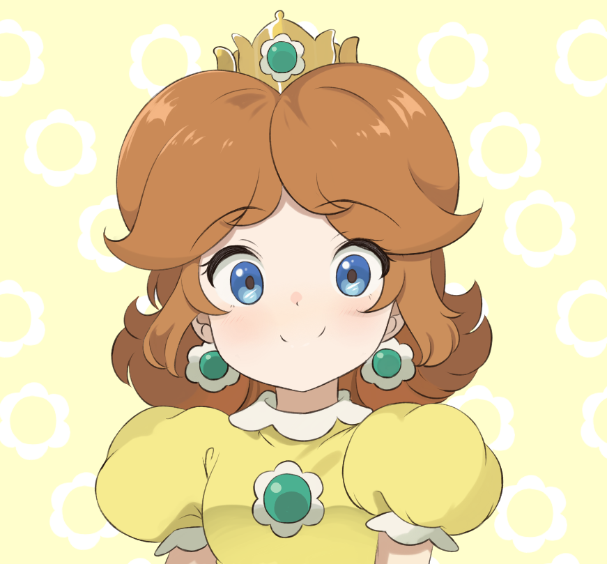 デイジー姫 「Princess Daisy Redraw! 」|チョコミル -chocomiru-のイラスト