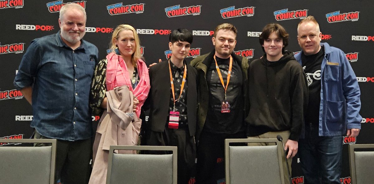 Ssnyder1835's tweet image. I'm so honored to be here at #NYCC23 with all my @BestJackett co-creators