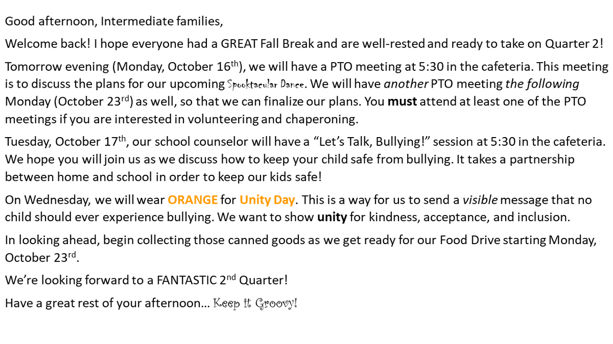 MillingtonInte2's tweet photo. 🧾💻Callout for 10/16-20💻🧾
**Report cards will be available online thru Skyward by 3:30pm on Wednesday, 10/18**
#MIS #MotivateInspireSucceed #UnityDay https://t.co/wydhOmqCjx