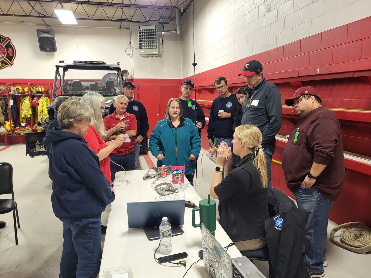 Dr. Reiche provided education at the NEMSA Murray Mini-Conference this weekend. A great day of education for our local EMS providers! Thanks to everyone that came out! @docERems @CassCountyEMA @NebraskaEMS