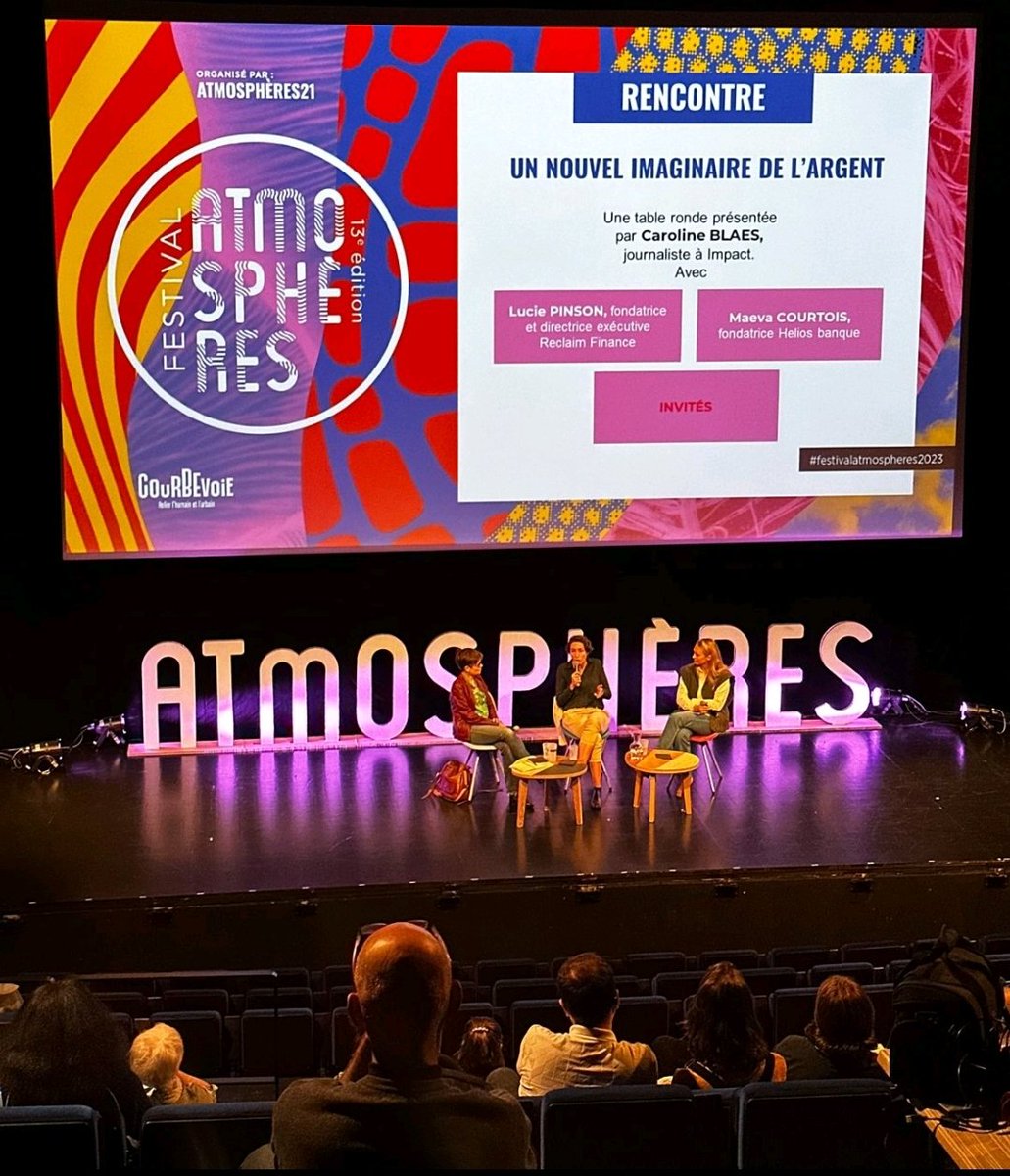 Maeva Courtois (@_____mc____) on Twitter photo Ce matin c'était l'occasion de parler du futur de la banque avec <a href="/Lucie_Pinson_/">Lucie Pinson</a> de <a href="/ReclaimFinance/">Reclaim Finance</a> au festival <a href="/FFatmospheres/">Festival Atmosphères</a> Ce matin c'était l'occasion de parler du futur de la banque avec <a href="/Lucie_Pinson_/">Lucie Pinson</a> de <a href="/ReclaimFinance/">Reclaim Finance</a> au festival <a href="/FFatmospheres/">Festival Atmosphères</a>