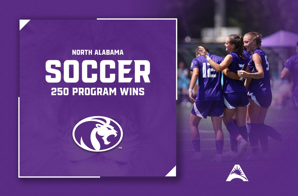 With a 1-0 victory over Jacksonville, <a href="/UNASoccer/">North Alabama Soccer</a> earned program victory number 250 today.

Win number 250 comes in the Lions’ 27th season as a program.

#RoarLions 🦁