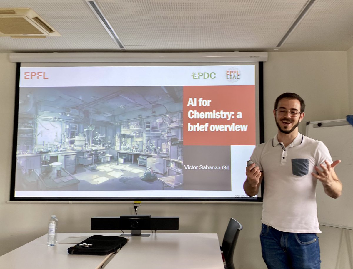 NanoESC Lab (@nanoelectrocat) on Twitter photo Last week, we had a fantastic visit from <a href="/VictorSabanza/">Víctor Sabanza Gil</a>, who gave a great talk on #ArtificialInteligence for #Chemistry and his exciting PhD work at <a href="/EPFL_CHEM_Tweet/">EPFL Chemistry</a>! It was wonderful to have you <a href="/icn2nano/">Catalan Institute of Nanoscience & Nanotechnology</a>, Victor!
Thanks <a href="/academia_joven/">Academia Joven de España</a> for the #mentoring programme!! Last week, we had a fantastic visit from <a href="/VictorSabanza/">Víctor Sabanza Gil</a>, who gave a great talk on #ArtificialInteligence for #Chemistry and his exciting PhD work at <a href="/EPFL_CHEM_Tweet/">EPFL Chemistry</a>! It was wonderful to have you <a href="/icn2nano/">Catalan Institute of Nanoscience & Nanotechnology</a>, Victor!
Thanks <a href="/academia_joven/">Academia Joven de España</a> for the #mentoring programme!!