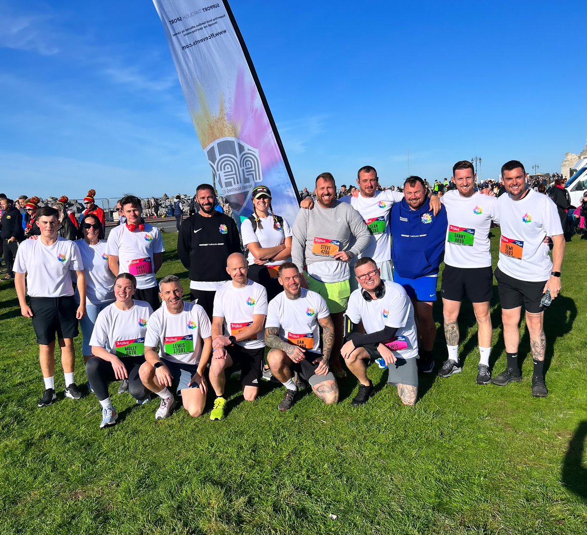 Huuge congratulations to everyone today! Thank you all so so much for raising &amp; running for our charity 🧡