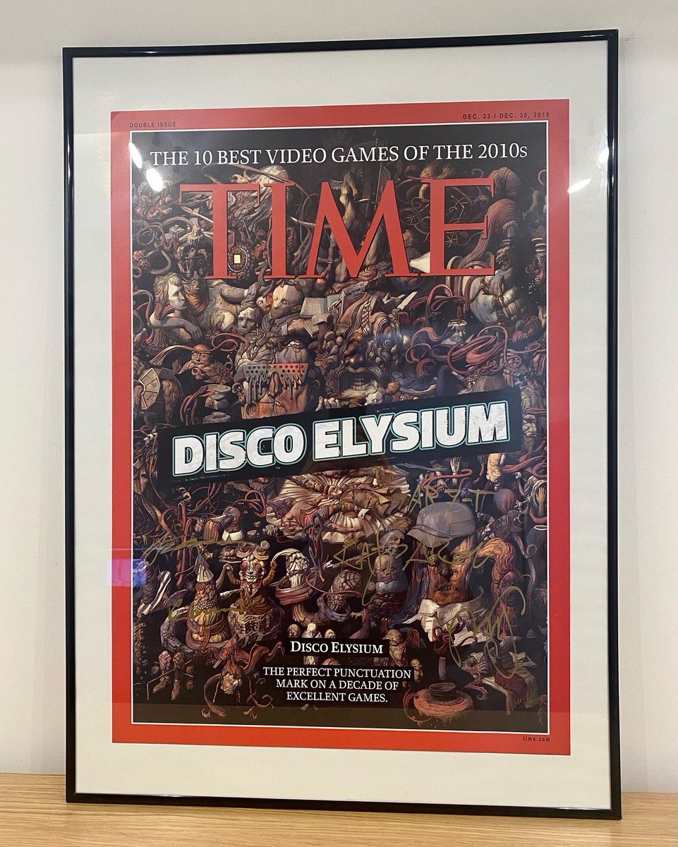 4 years ago today we launched Disco Elysium. Still the best PC game ever. Had a blast working with you: Robert Kurvitz, Aleksander Rostov, Helen Hindpere, Kaspar Tamsalu, Mikk Metsniit, Kaur Kender, Tõnis Haavel and the rest of the great team at @studioZAUM Thank you and DE 4 eva