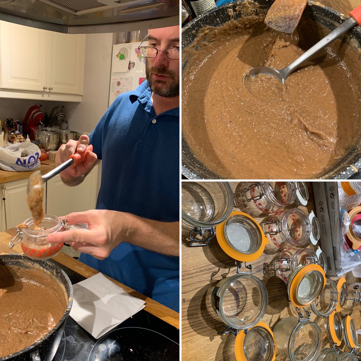 AdyDug's tweet photo. La semaine dernière, au cours d’une #baladesympa, nous avons ramassé + de 5kgs de châtaignes! Nous en avons fait de la crème mais aussi de la liqueur! #Deogratias pour ces #merveilles de la #nature! #autumm #AutumnVariations #biocestbon #madein95 #faitmaison #homemade #automne https://t.co/fqVLBTnWOF