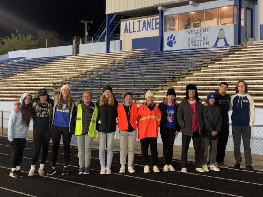 The final Alliance FBLA football cleanup. Thank you to all of our members who helped out!