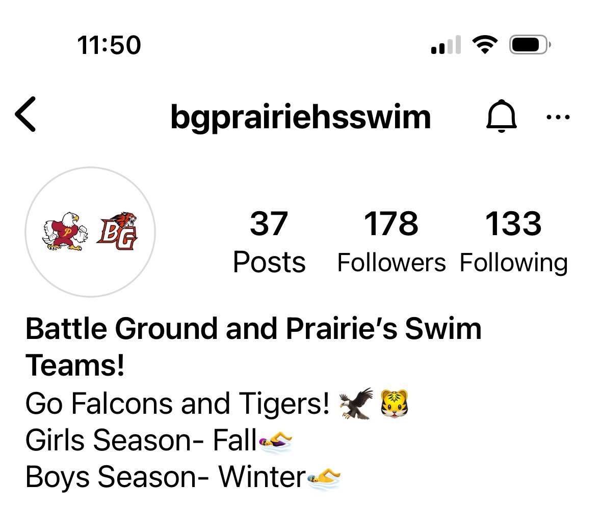 PHS and BGHS Swim Teams tweet media