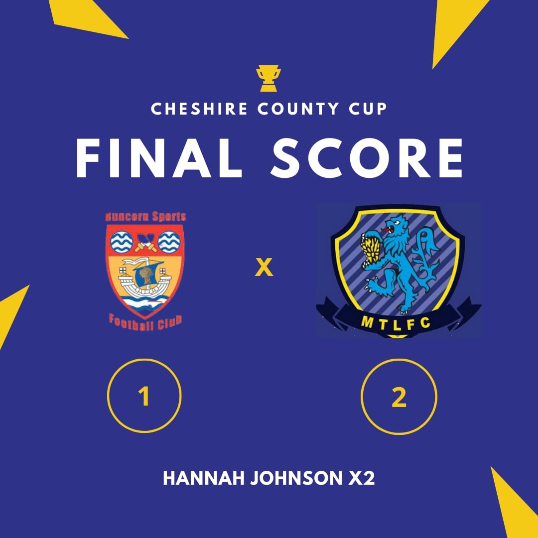 We're into the next round of the County Cup after a fantastic win away at Runcorn Sports 🏆💙