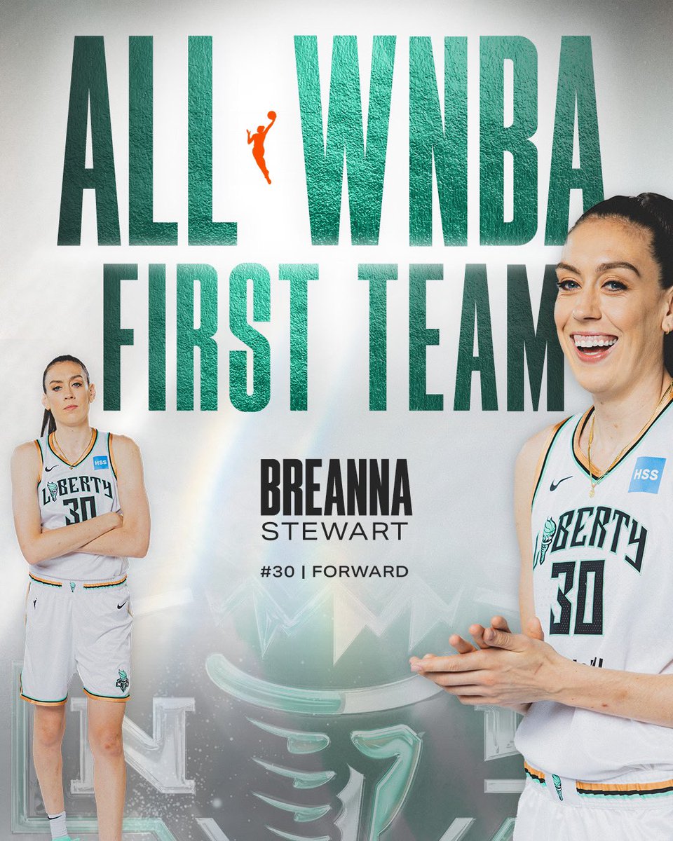 MVP now All WNBA First Team 💪 Stew York City is a FORCE 🔥