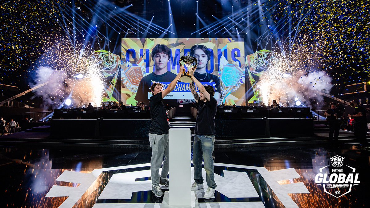 Let's hear it for the #FNCS Champions!