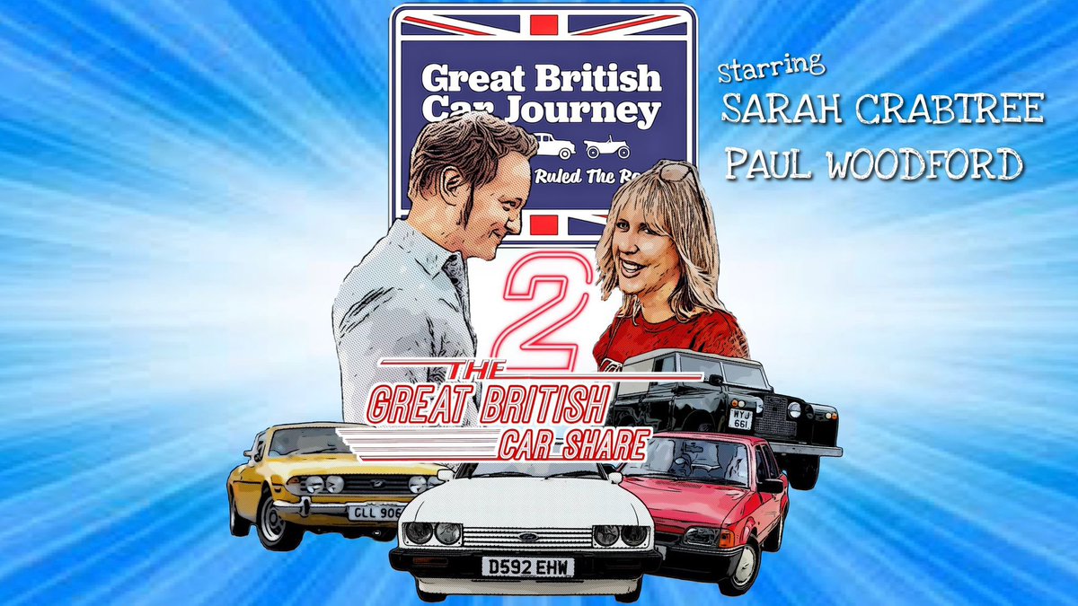 Here it is, the first drive in our Great British #CarShare Series 2 journey.... 👀🍿🎥

<a href="/sarahcrabtreee/">Sarah Crabtree</a> &amp; <a href="/PaulWoodford84/">Paul Woodford</a> are back for a #FordCapri 1.6 Laser car share complete with moustaches (don't ask!) just watch.... 👀
youtu.be/9AxRbMiLXME?si… 

#classiccars #carfilms