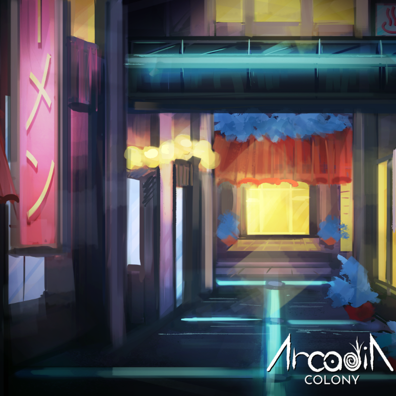 Kibe_sh's tweet photo. Here's one of the biomes you will explore in Arcadia: Colony - the Citadel.

This is a lively underground city filled with shops and restaurants where people live in peace.

Discover more about Arcadia: Colony on Steam!

#arcadiacolony #games #metroidvania #anime