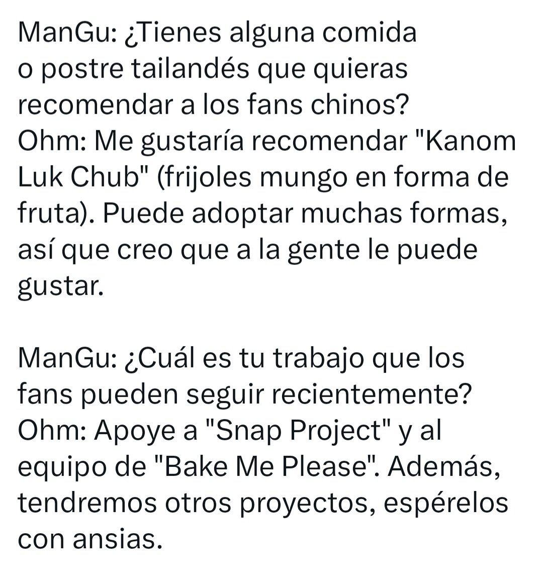 OhmFlukeLatino1's tweet image. Ohm estará en la nueva serie Y de Ch8 “Bake Me Please”, que saldrá al aire a finales de este año. Donde P&apos;Mii interpreta  a Shin 😍🐻 

MANGU E-Magazine Issue 266 (15th Oct 2023)

🔗 atmangu.com/article/1900

#OhmThitiwat #โอห์มไง 
#ManGuMagazineXSnapProject
Traduccion: @OHMiverse