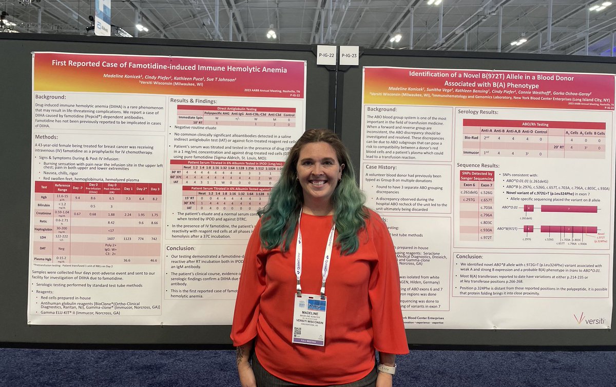 Congratulations Maddie! Keep sharing the great work you do #aabb23