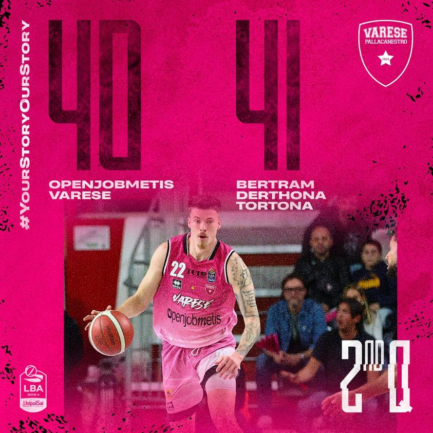 PallVarese's tweet image. Dopo 20’ di gioco, ospiti avanti di un solo punto ⚖️
#VarTor #NoiSiamoVarese #YourStoryOurStory