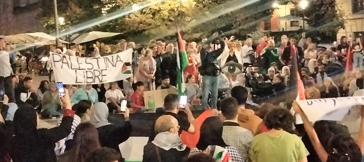 pcagranada's tweet photo. Concentración en #Granada en apoyo de #Palestina y contra la ocupación israelí https://t.co/BuqZtxUW1N