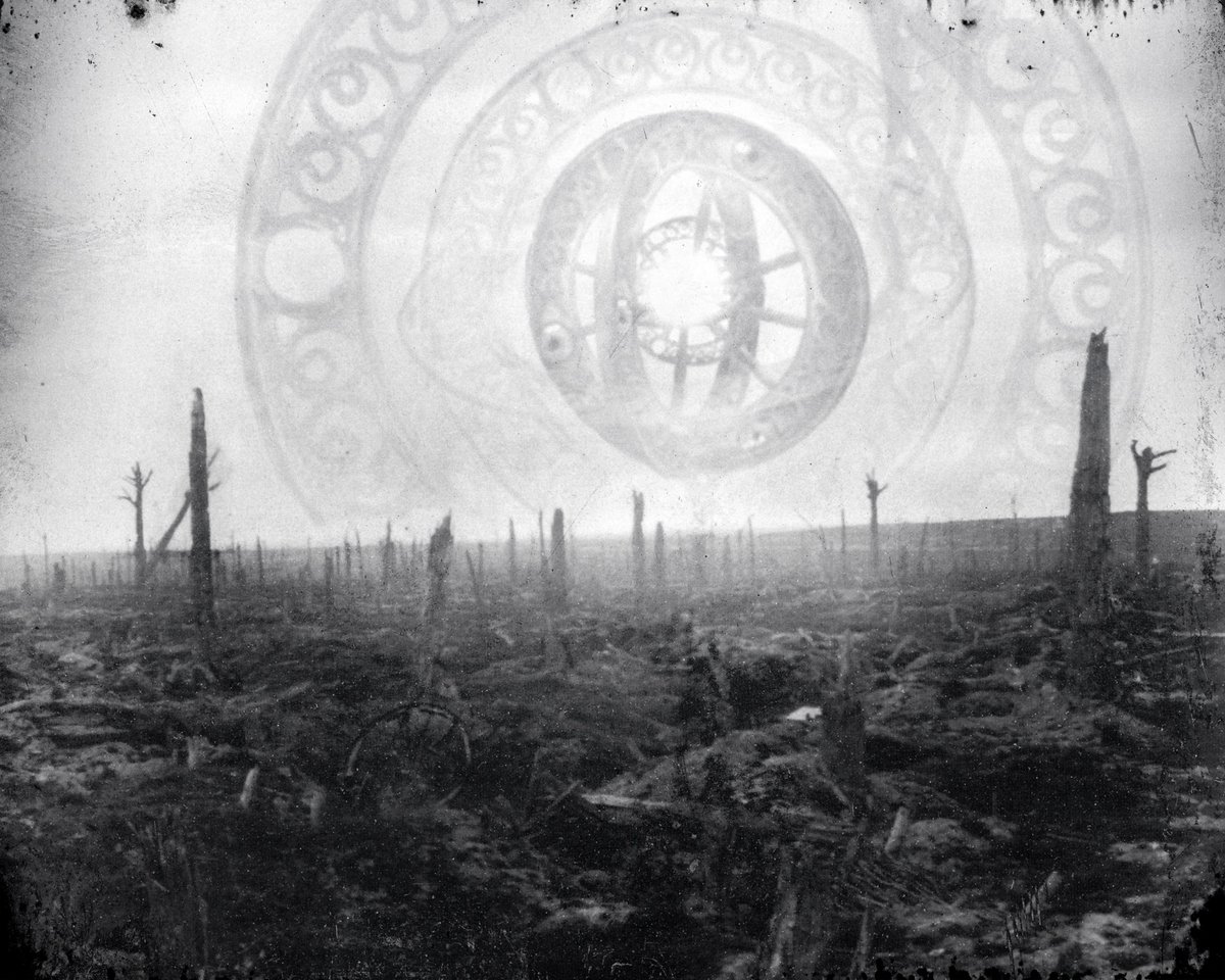 Valdevia_Art's tweet photo. This is the only undamaged picture found in a camera in No Man's Land (Flanders, 1918).
It belonged to a French war photographer who vanished and was presumed dead. No other remains were located. https://t.co/fjS8vfOF4P