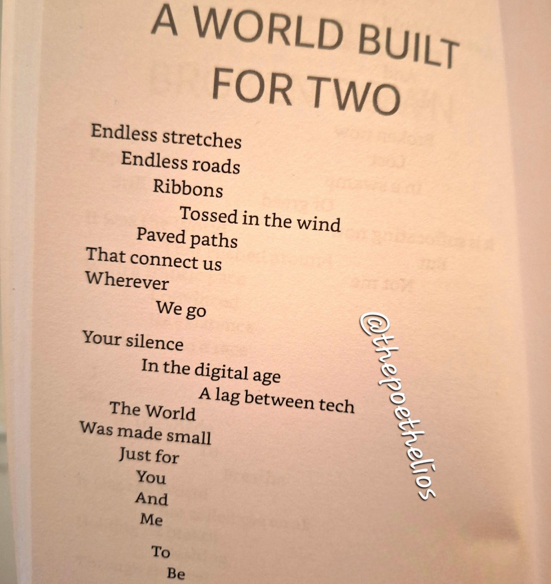 ThePoetHelios's tweet photo. A piece from my poetry collection Psilocybin Minded

Find it on Amazon

Link in bio

#WritingCommunity #Toronto #poetry #KindleUnlimited #booktwt #poetrycommunity #psyc https://t.co/0LpaNh5Cgw
