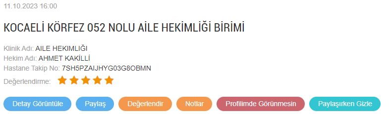 hepinet38's tweet photo. e-nabızdan kendime 5 yıldız verdim https://t.co/8U7LPr1aVq