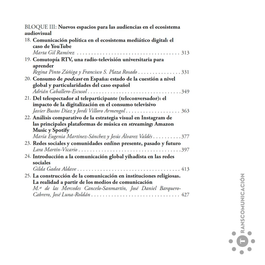 TRANSCOMUNICACIÓN (PAIDI SEJ-390) tweet media