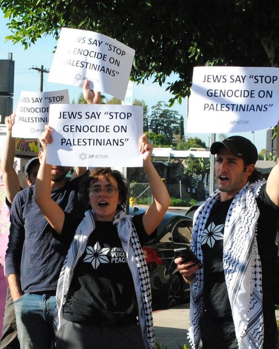 jvplive's tweet photo. We as U.S. Jews believe that never again means never again for anyone, and that includes Palestinians. Never again is this very moment. https://t.co/IQnF7V3vGT