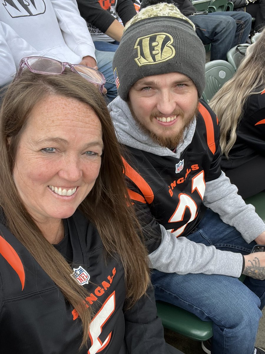 Never too old for a mom/son outing, Go Bengals! #rulethejungle