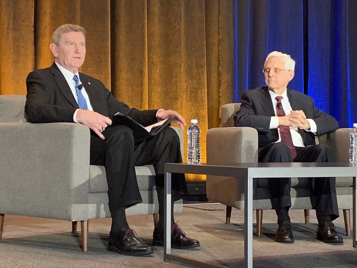 Front and center with a chat with Attorney General Merrick Garland at <a href="/TheIACP/">The IACP</a>