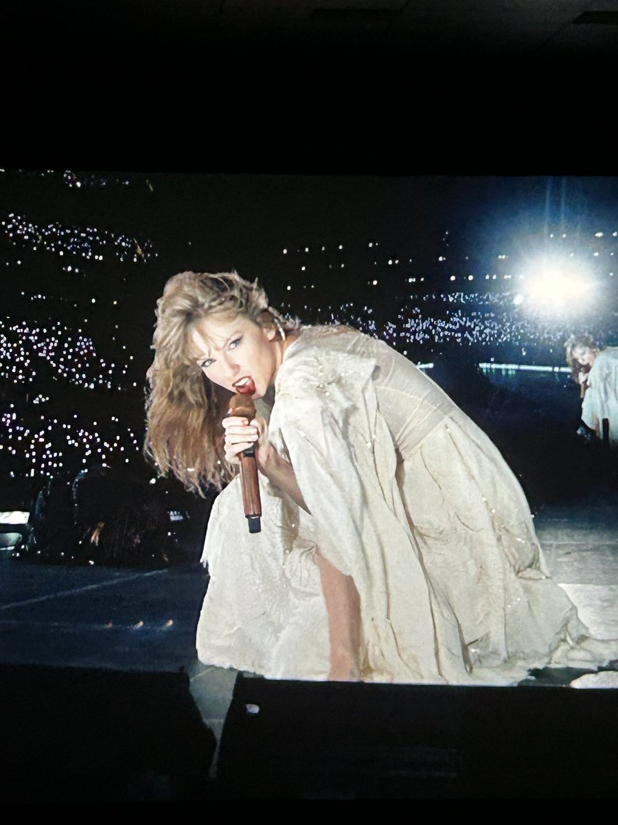 tswiftdefender's tweet photo. I went to watch the Taylor Swift The Eras Tour film yesterday! It felt like I was really there live! @taylorswift13 https://t.co/82mv5zpBnY