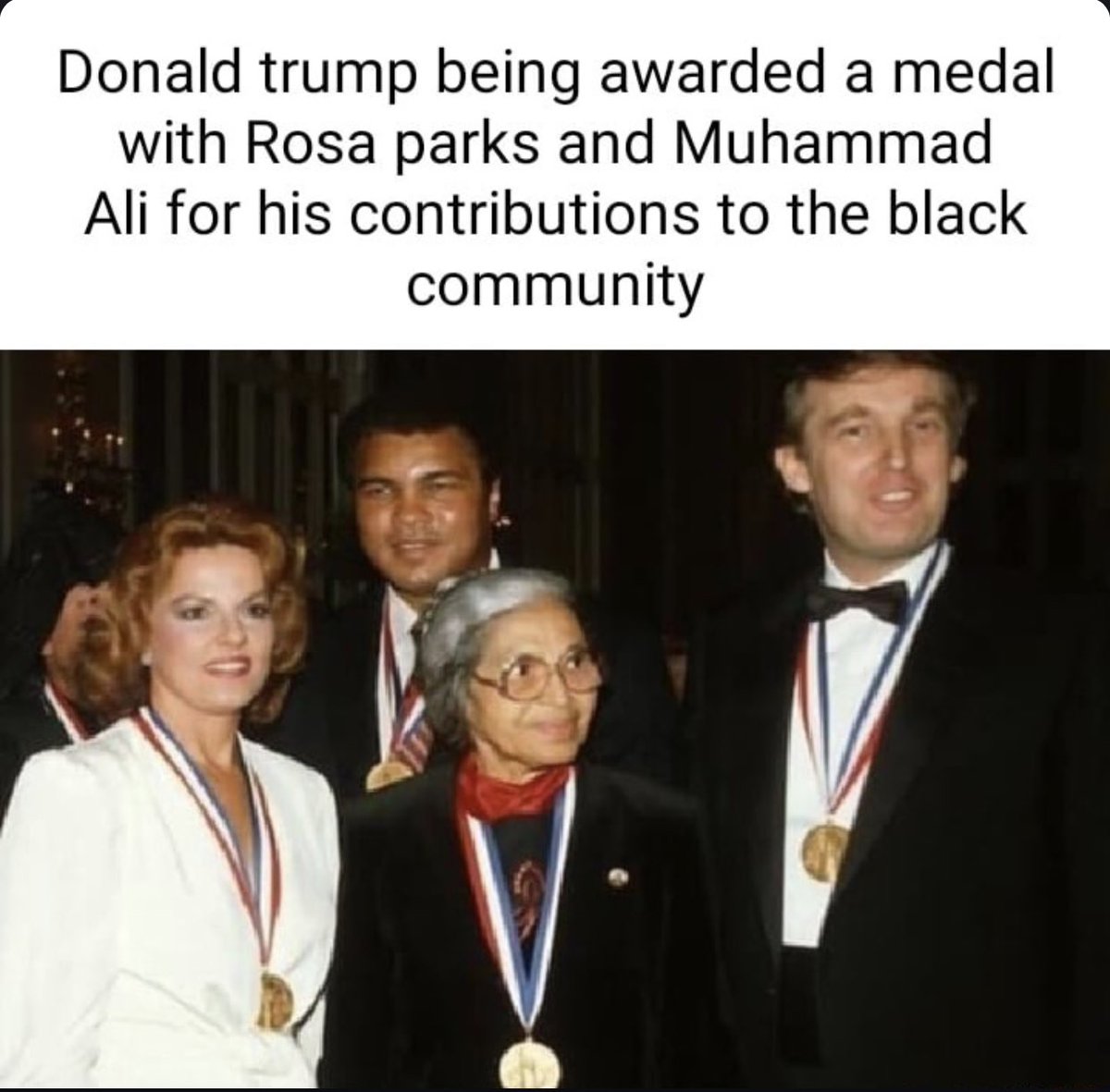 Black people never heard <a href="/realDonaldTrump/">Donald J. Trump</a> was a racist from not one single “Black Leader,” or echoed in the Black community until the liberal media started that propaganda lie and disinformation when Trump came down the escalator and announced his candidacy for president.