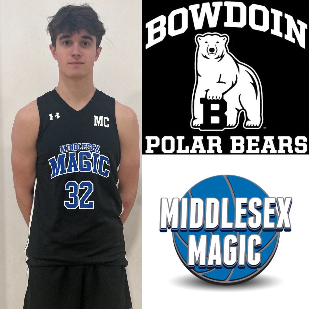 MiddlesexMagic's tweet photo. Congratulations to Magic and Deerfield 2024 Liam McBride on his commitment to Bowdoin (pending admissions)! Liam is the 13th college commitment in the Magic class of 2024! #MagicFamily 🔵⚪️⚫️ https://t.co/BR6TI8CSaD