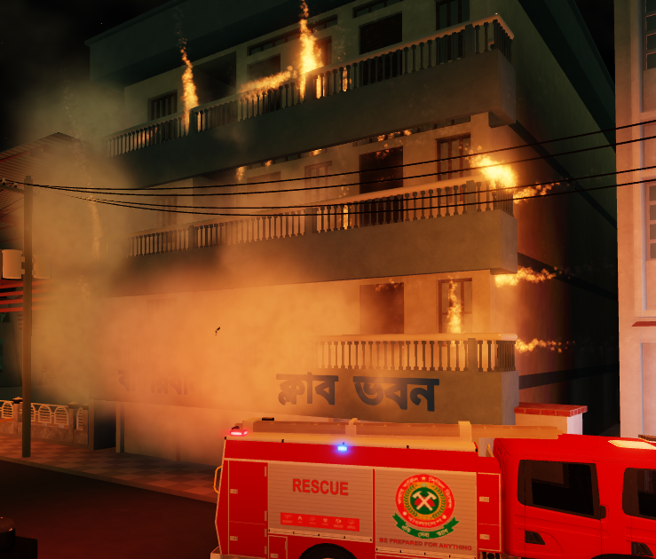 OURTVroblox's tweet photo. Breaking News: Bandarban Press Club set on fire

The Bandarban Press Club was set on fire just a few minutes ago. Firefighters were able to extinguish most of the fire but the fire was too large to be extinguished by only one firefighter. This could be an attack on OUR TV. https://t.co/tbSGeqixEN