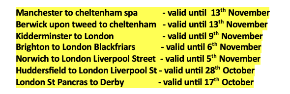 lemnsissay's tweet photo. Hello. I don't want to waste these non refundable saver train tickets. They are single journeys. Will one of these tickets help you? If so tell me why (send me your email via my dms) and I will send you a ticket. https://t.co/CTeyIq5caD