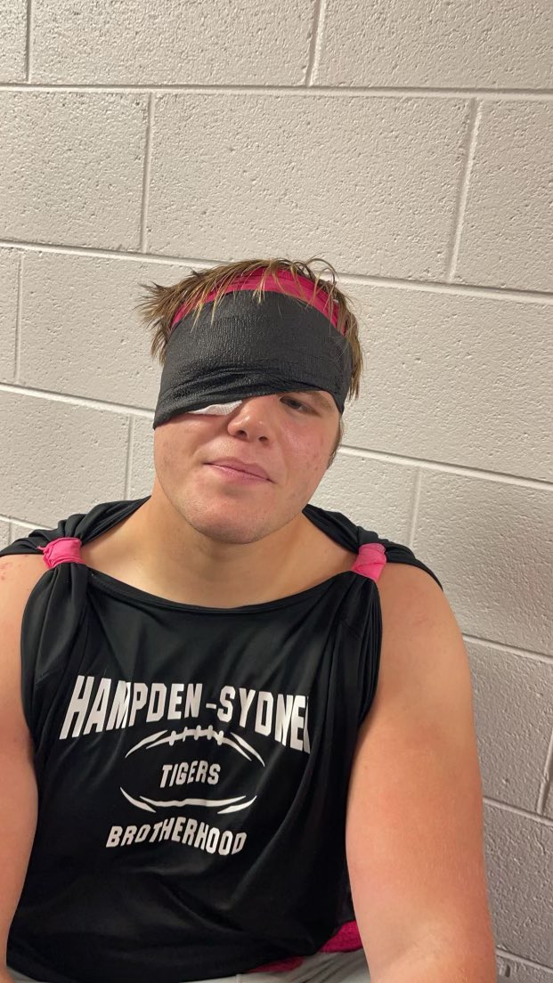 Big day from the O-Line, anchored by our center Steve the Pirate