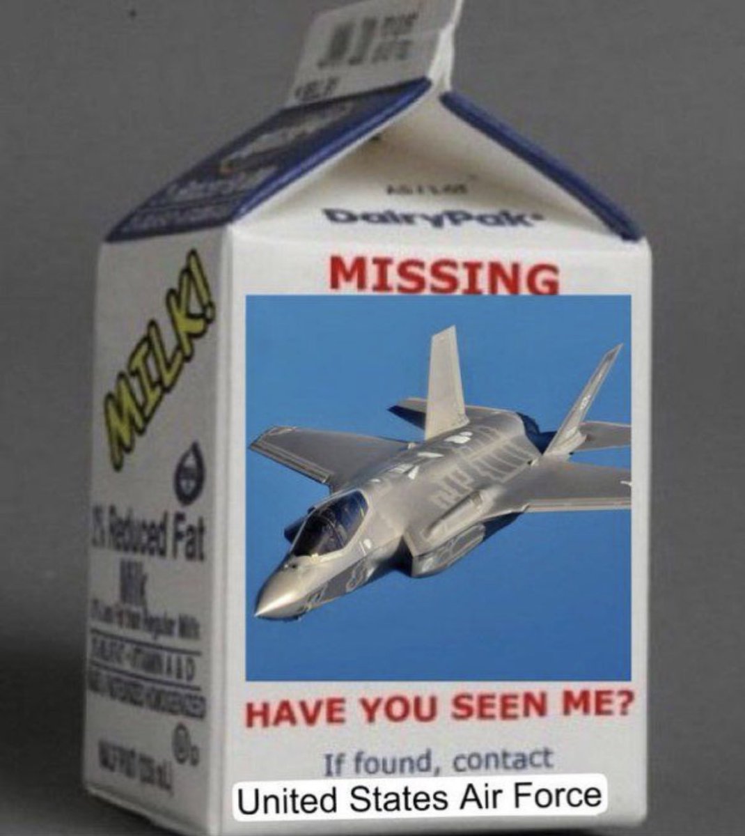 Elginet5150's tweet photo. @NoContextHumans May be a little late but what the hell ever happened to this story??? #F35 #f35missing https://t.co/bi2xMUEfmQ