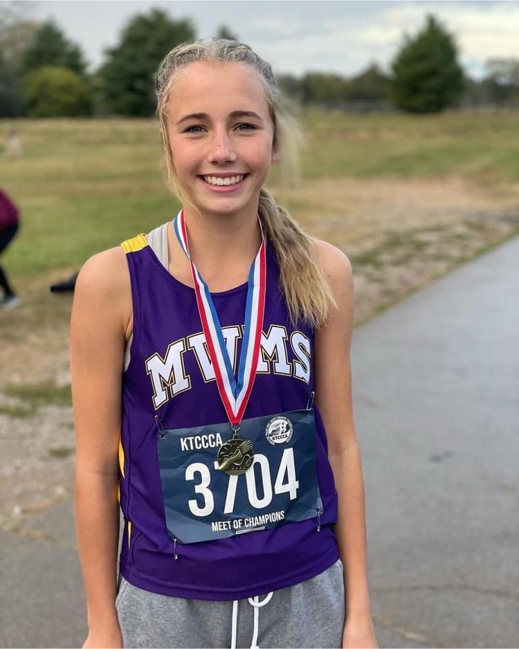 mtwashingtonms's tweet photo. Congratulations to Caroline Mooney who won her 3rd consecutive KTCCCA middle school state championship this weekend! #GeneralsLEAD https://t.co/8XXAMSoAkk