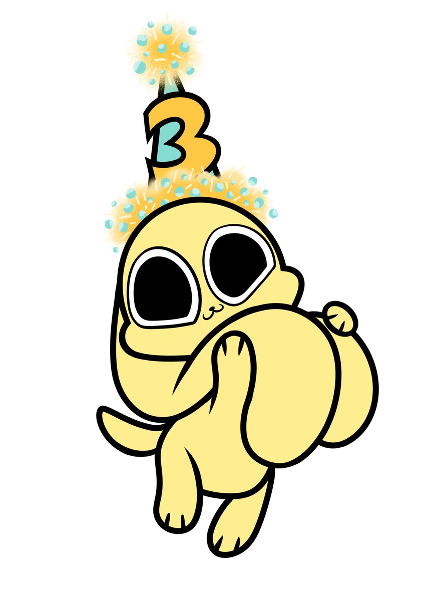 It’s Chikn Nuggit’s 3rd birthday!!
It premiered on 10/15! 🎉

Thank you so unbelievably much for supporting the show! And a massive thank you to all the talented voice actors and animators who make Chikn a reality!