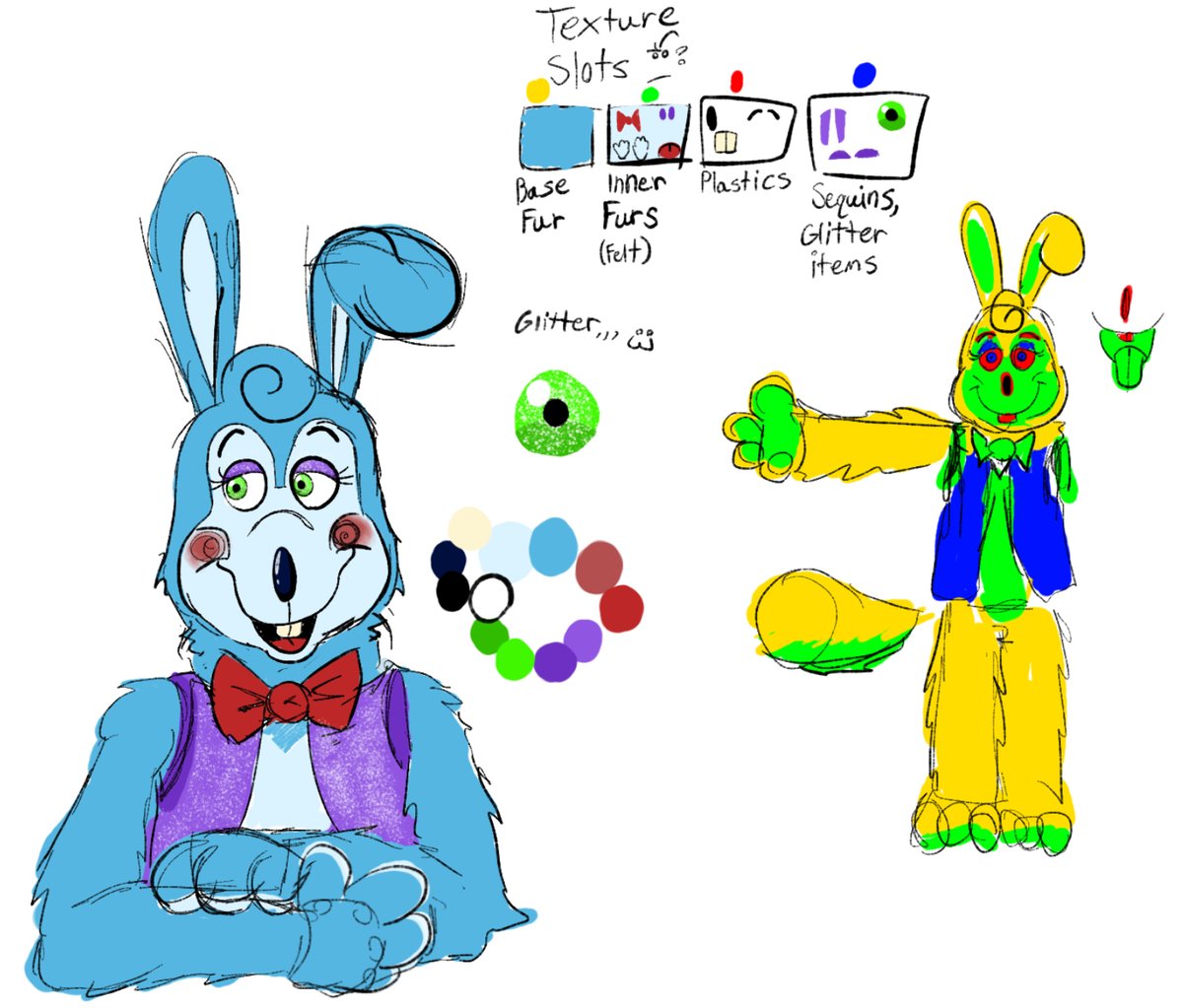 SnoopyStoopy's tweet photo. YAAY TOY BONNIE REDESIGN
I wanna try and model him sometime soon,,, maybe today idk 4 sure
(#Procreate #classic #concept #animatronic #doodle #planning #blender #model #modelconcept #brow) https://t.co/jHl8huySrE